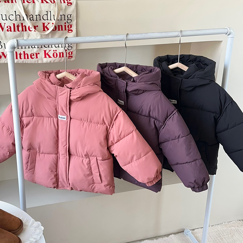 新款秋冬季儿童羽绒棉服保暖加厚