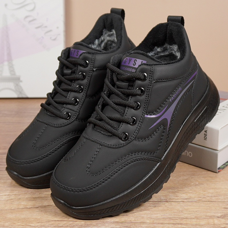 冬季老北京布鞋中老年加绒保暖