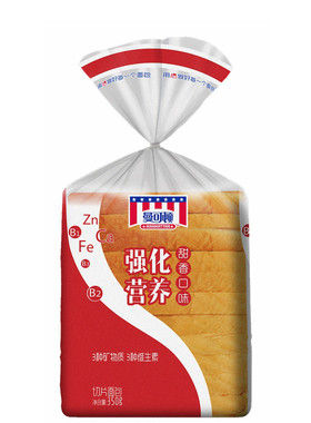 曼可顿强化营养吐司面包350g甜香口味切片早代餐网红休闲零食新款