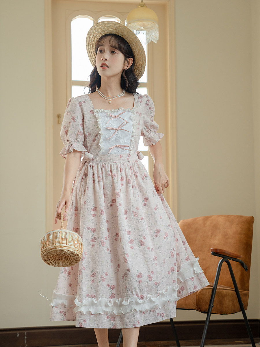 洛丽塔公主裙成人日常轻lo连衣裙夏季日系软妹田园风碎花裙子少女怎么样,好用不?