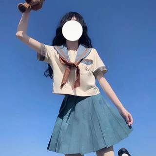 JK制服套装裙子少女夏装2024新款初中高中学生学院风水手服连衣裙