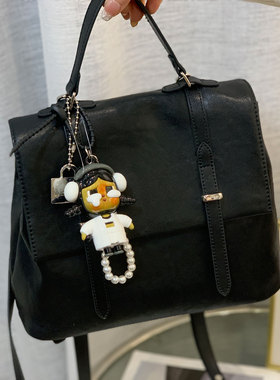 2026新款大容量牛皮气质学院风背包双肩单肩女包质感方形百搭潮流