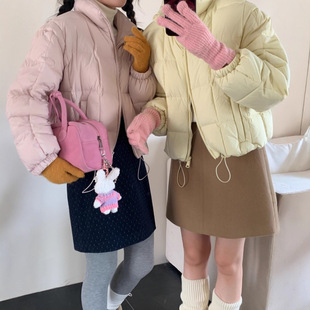 优品冬装百搭羽绒服2025年新款时尚韩版宽松加厚白鸭绒外套学生