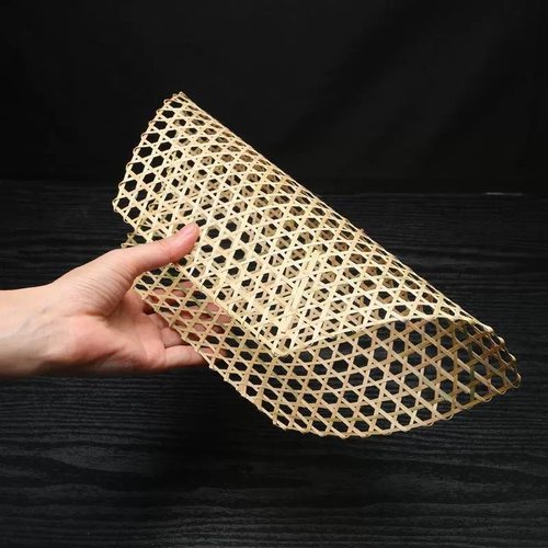 竹网手工编织六角六边竹网垫