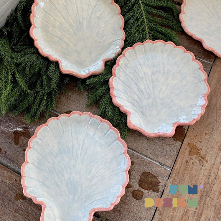 泰国Chana手工可爱陶瓷盘