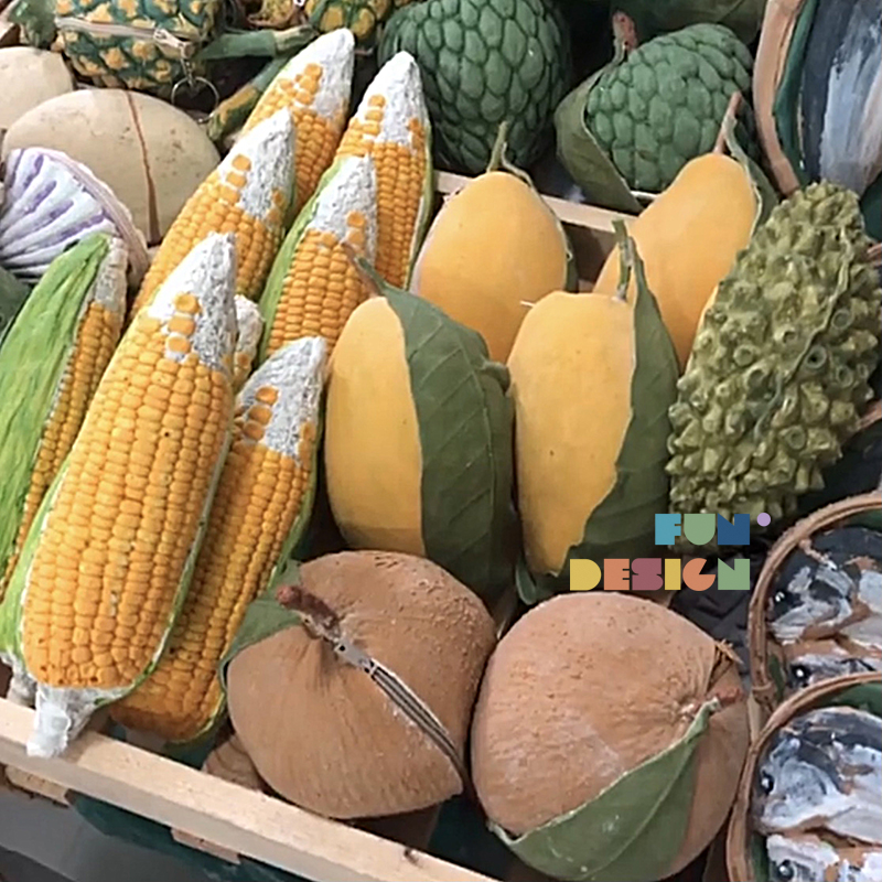 泰国手工橡胶零钱包水果