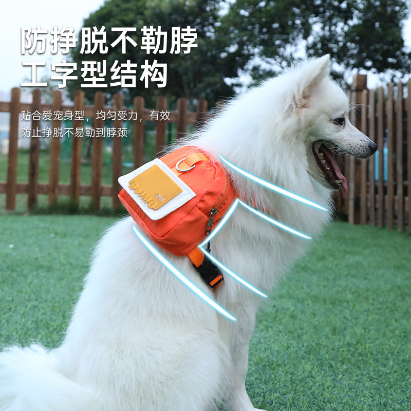 新款宠物自背包卡通狗狗小书包猫狗户外出行狗狗背包宠物用品