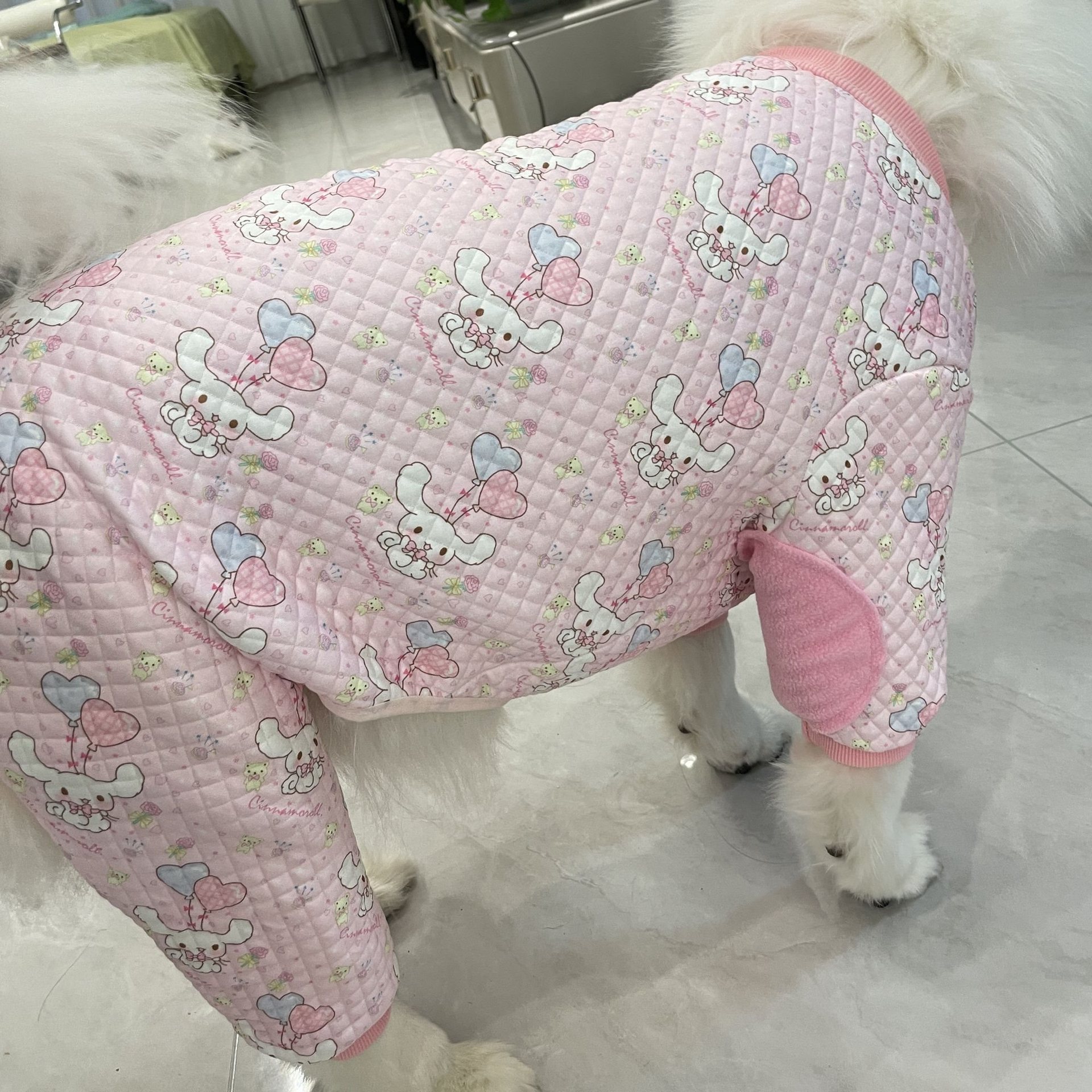 大型犬秋冬防晒护肘四脚狗衣