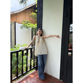 黑白豪门 DUO智仙生 黑标 刺绣领口压褶挂脖夏日风情上衣连衣短裙