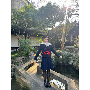 和百褶裙制服套装 DUO智仙生黑标 古典主义美少女火野丽蝴蝶结西装