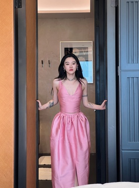 DUO智仙生  黑标 粉色的浪漫主义在逃公主花苞神仙裙和公主背心