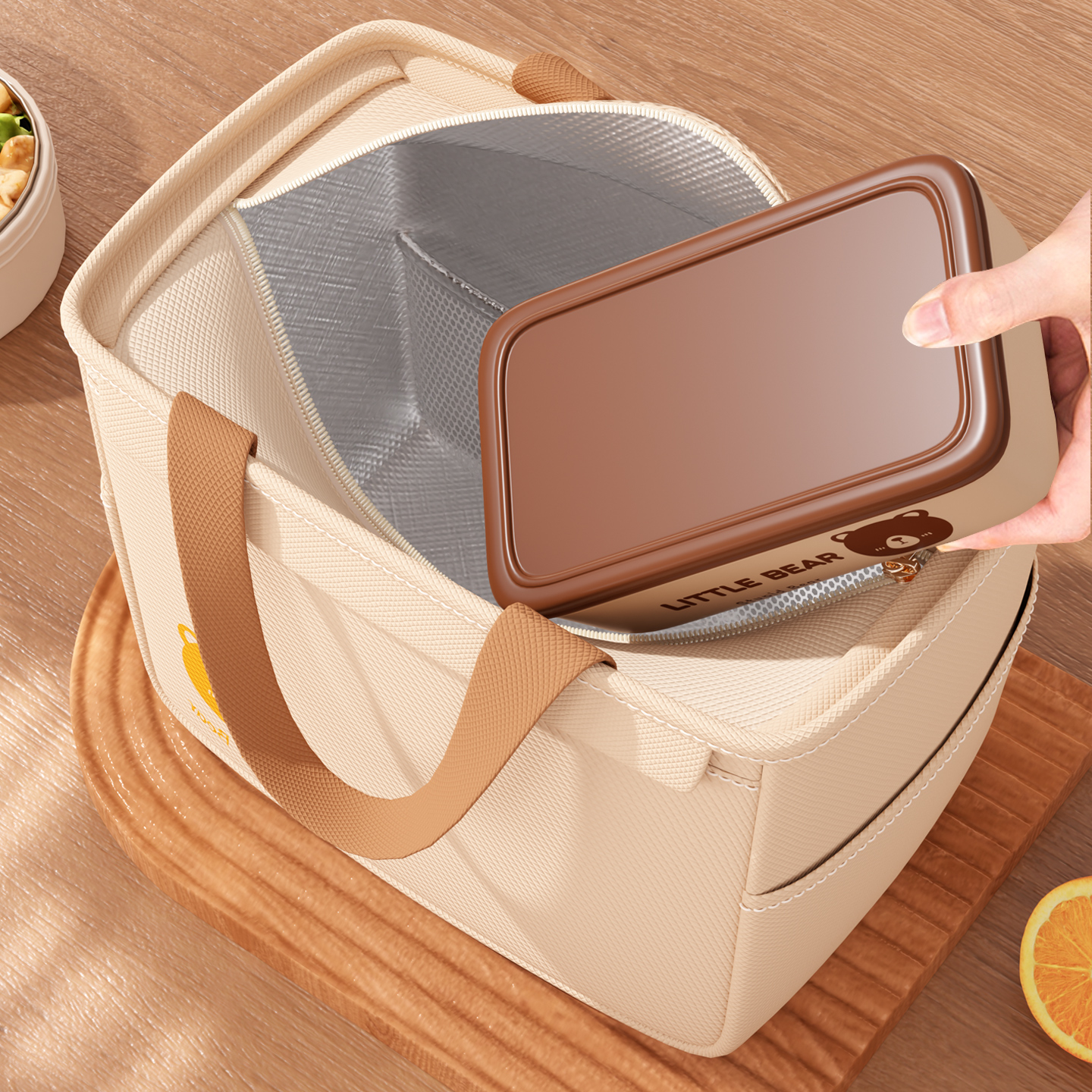 饭盒袋保温便当手提包学生带饭防水防油上班族装餐包加厚铝箔袋子