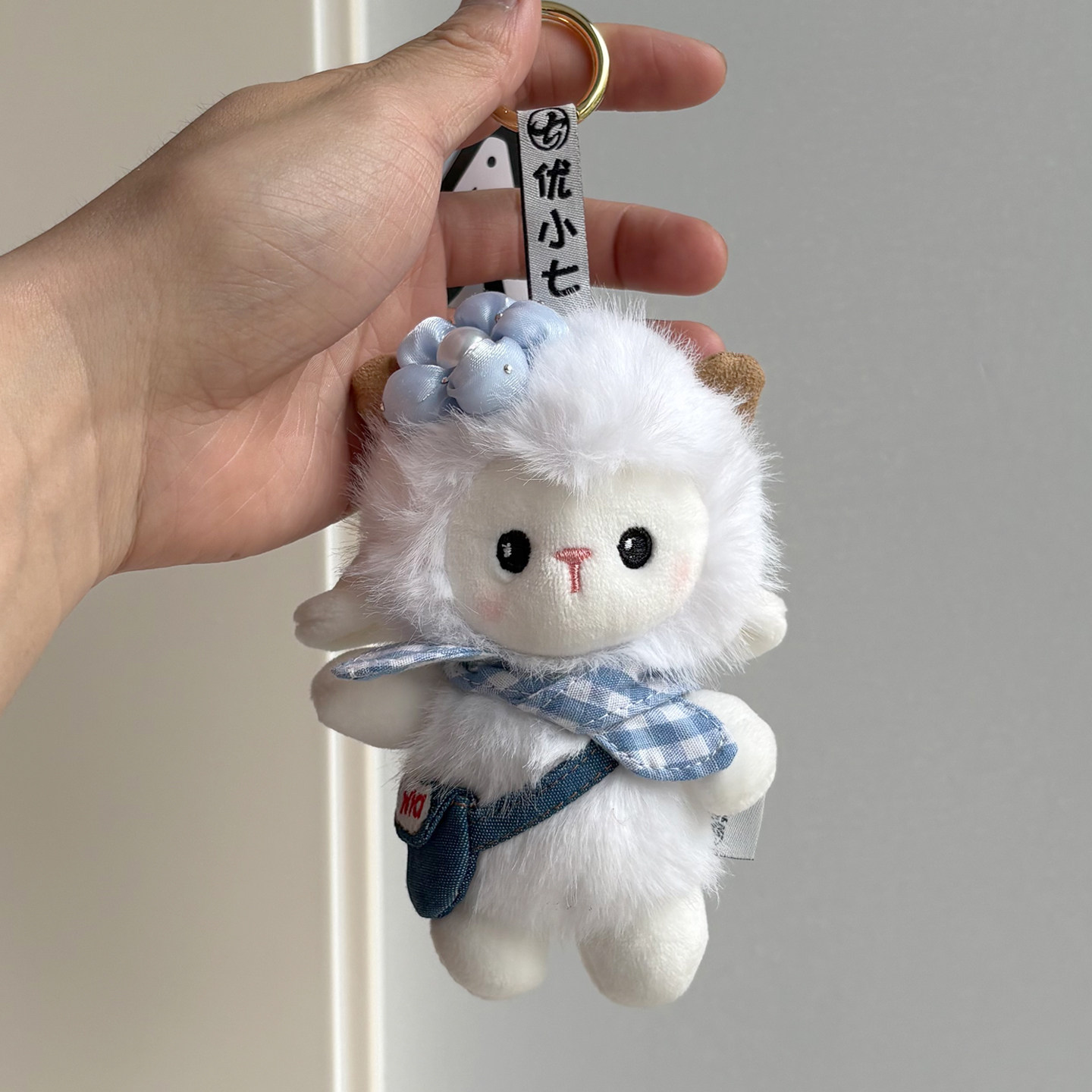 田园萌小羊毛绒挂件公仔玩偶情侣
