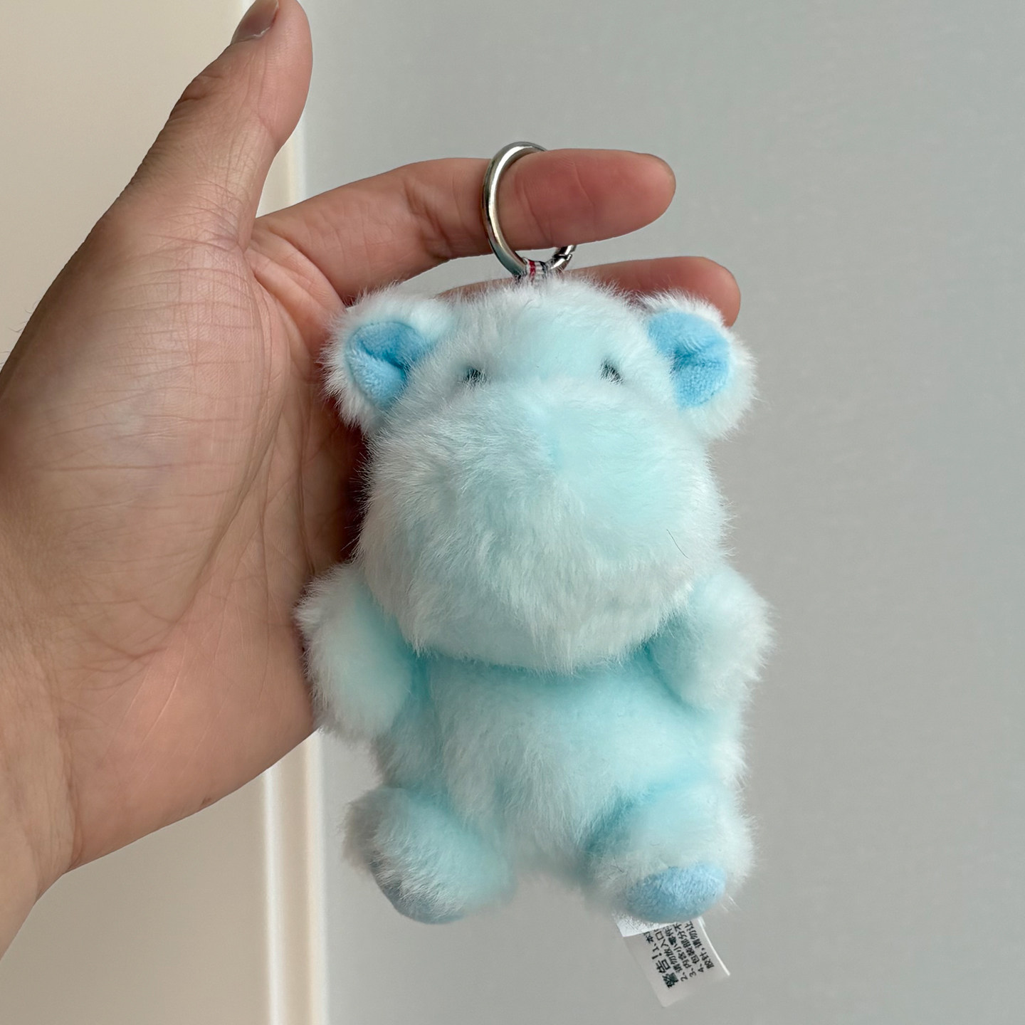 小豆丁系列河马毛绒小挂件公仔玩偶情侣包包挂饰可爱女生书包配饰