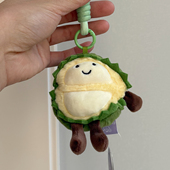 水果系列榴莲毛绒挂件公仔玩偶情侣包包挂饰可爱女生书包配饰礼物
