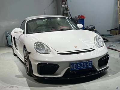 保时捷987 987.2 981 Cayman Boxster 改装GT4大包围前杠后杠尾翼
