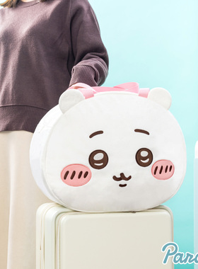 chiikawa吉伊卡哇大头波士顿包行李包吉伊小八周边玩偶挂件公仔