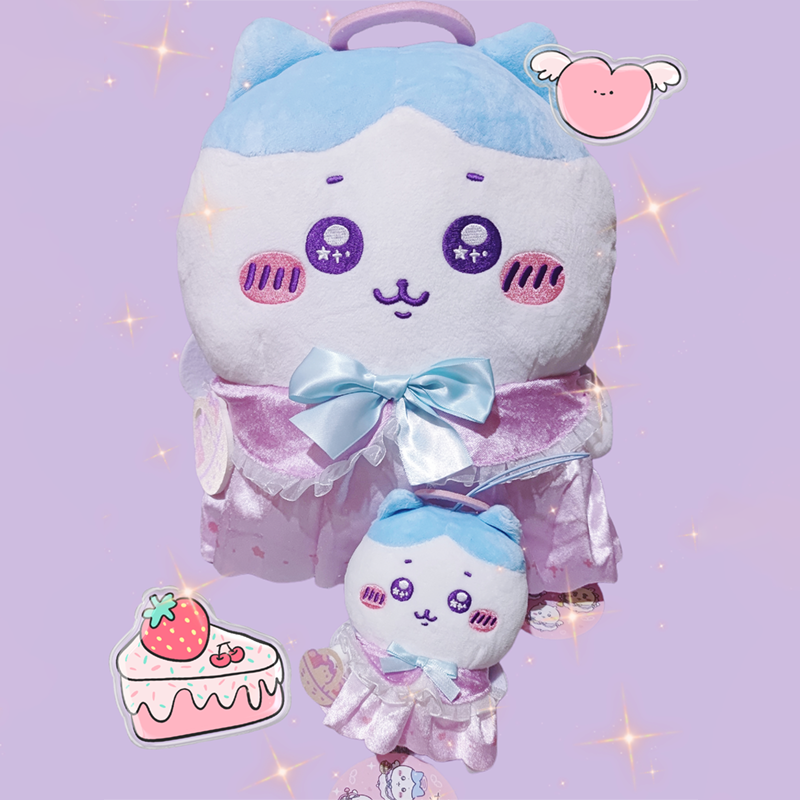 正品chiikawa吉伊卡哇天使系列6月景品公仔玩偶挂件吉伊小八狮萨