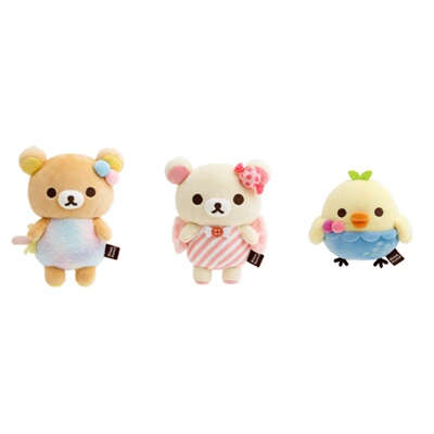 预定SANX轻松熊趣味游乐园系列毛绒玩偶公仔熊哥白熊小黄鸡周边