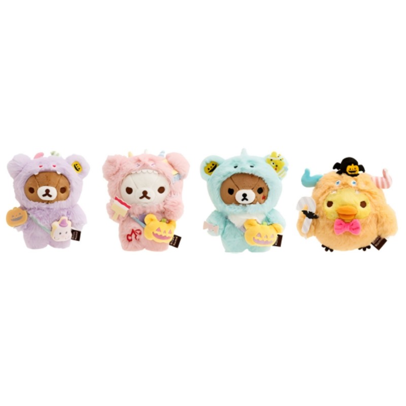 预定SANX轻松熊怪物系列盲盒公仔周边熊哥熊妹玩偶小黄鸡棕熊