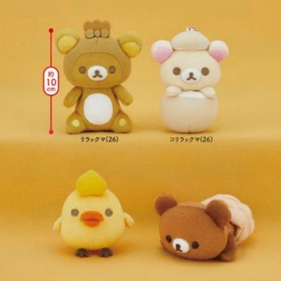 预定SANX轻松熊关东煮系列毛绒挂件玩偶公仔熊哥熊妹白熊小黄鸡