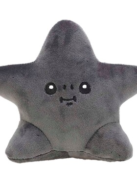 chiikawa吉伊卡哇黑色流星黄色流星毛绒星星公仔摆件周边黑星星