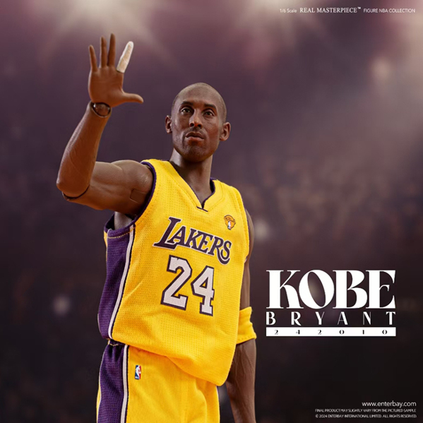 ENTERBAY NBA系列 科比布莱恩特 蜡像级人偶 潮玩手办摆件