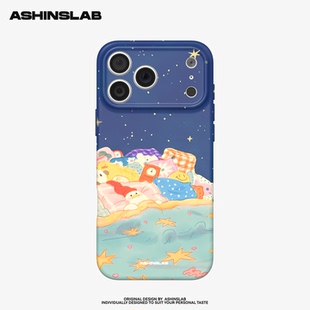 晚安鸭 适用苹果17ProMax软壳iPhone16华为mate70p精孔磨砂小米15p小众不撞壳14全包P60趣味可爱趣味防摔13