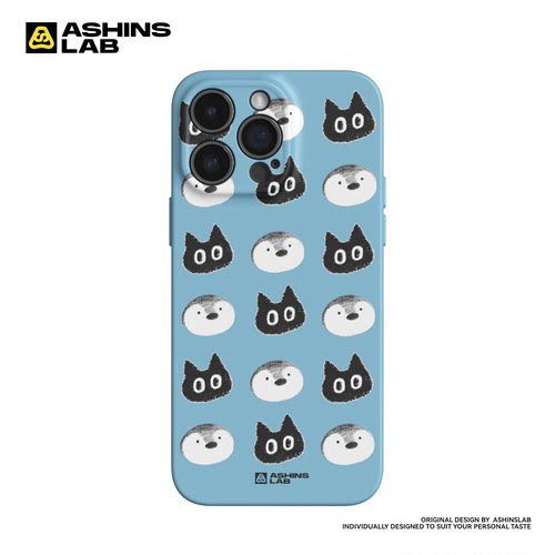 猫咪和企鹅 适用苹果17ProMax软壳iPhone16华为mate30p精孔磨砂小米15p小众不撞壳14全包P50趣味可爱亮面防摔