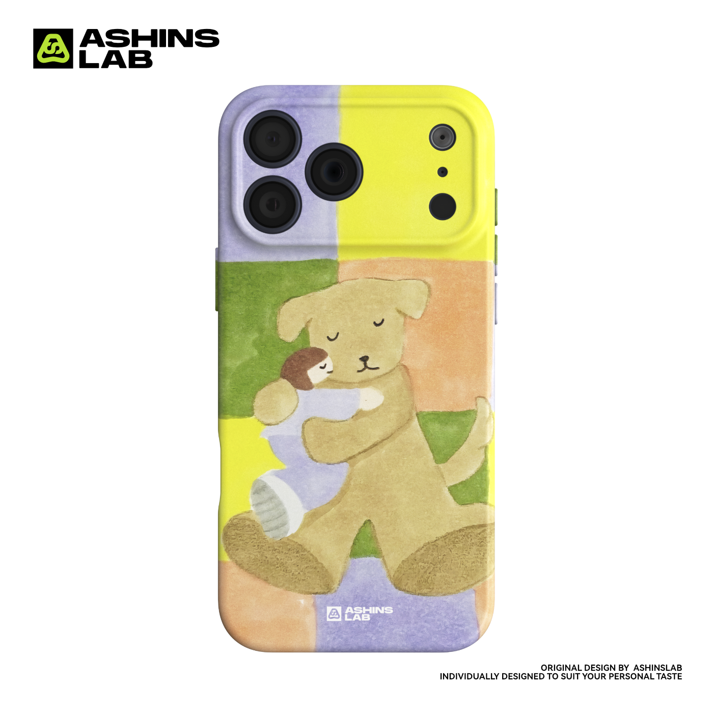 拥抱小熊的我 适用苹果17ProMax小米14精孔iPhone16华为mate60磨砂15软壳12趣味不撞壳13全包Pura70超薄P50