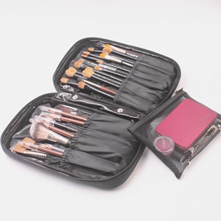 牛津布面料pvc内衬手提化妆刷包内含网袋化妆师影楼剧组跟妆便携