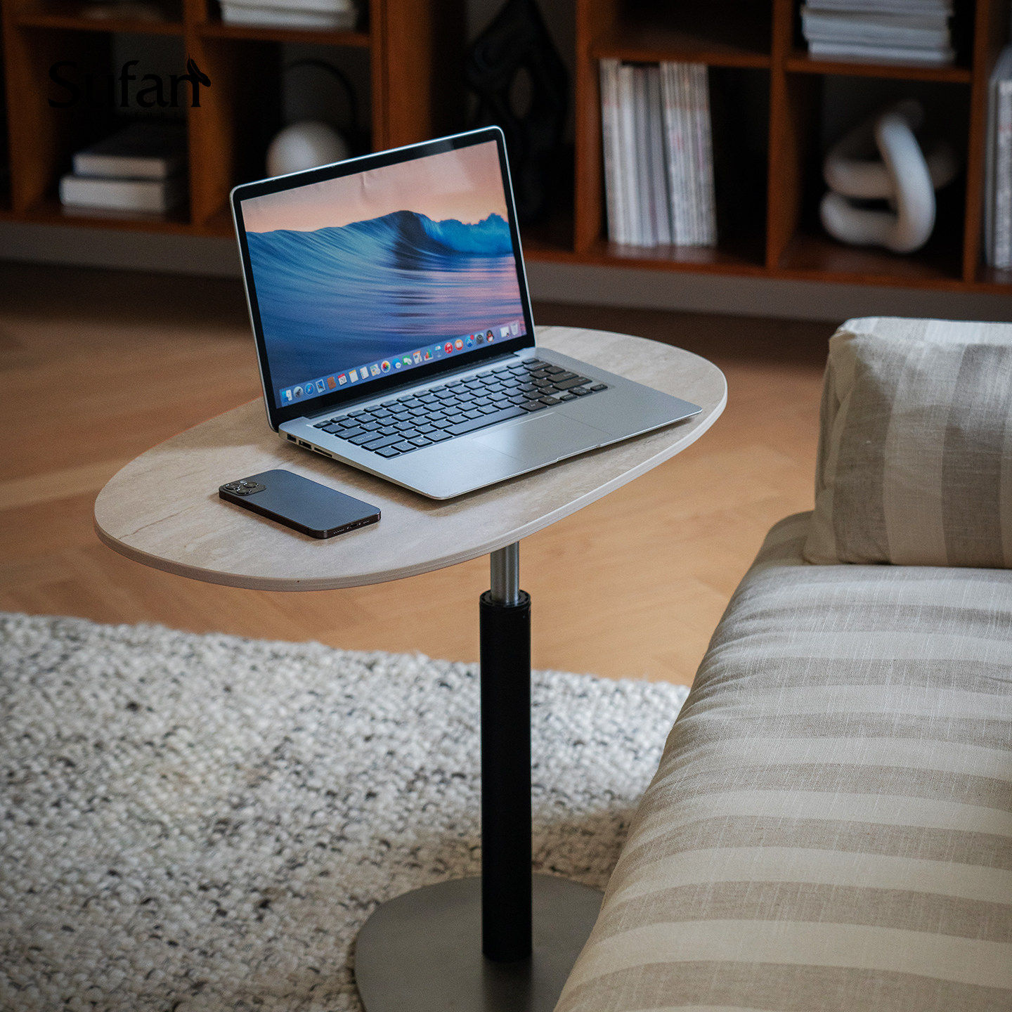 舒梵新品多多升降茶几/可旋转多功能洞石岩板小边几,住宅家具,茶几,淘宝优惠券,粉丝福利购,淘宝优惠卷