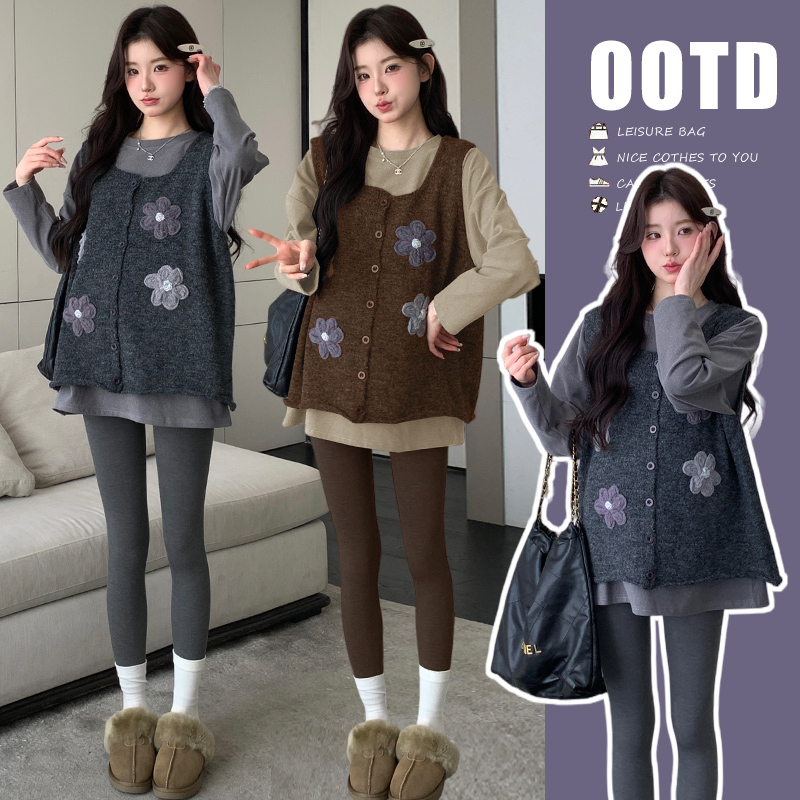 【初韵】2025秋季提花针织套装