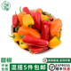 甜椒新鲜蔬菜水果椒250g迷你小辣椒红黄小彩椒健身西餐沙拉食材