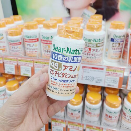 现货日本原装进口朝日49种复合维生素乳酸菌200粒营养补充剂