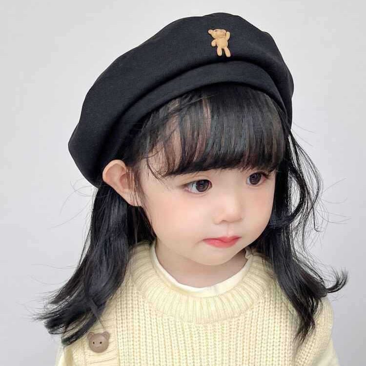 儿童贝雷帽宝宝韩版亲子画家帽女
