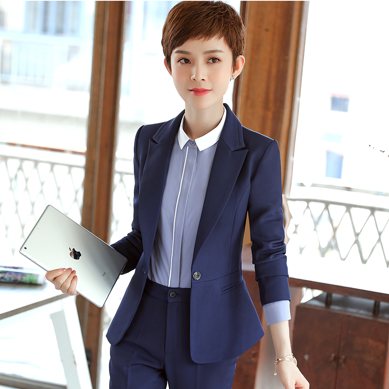 西装马甲女士秋季职业装套装女2023新款工装时尚酒店美容院工作服