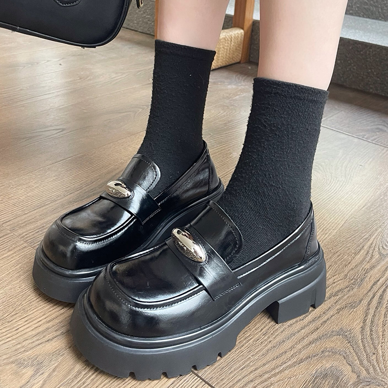 耐磨厚底防滑时髦单鞋女
