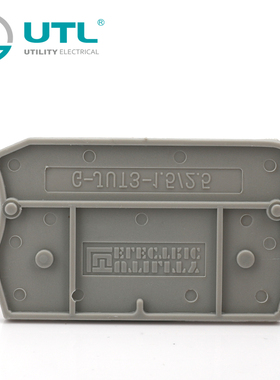 尤提乐G-JUT3-1.5/2.5接线端子挡板隔片卡端子侧边用于JUT3-1.5