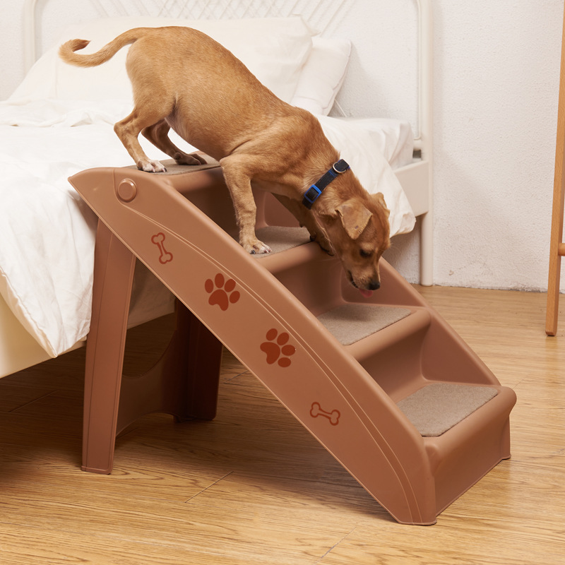 Pet Stairs Foldable Thickened Climbing Ladder Small Cat Dog