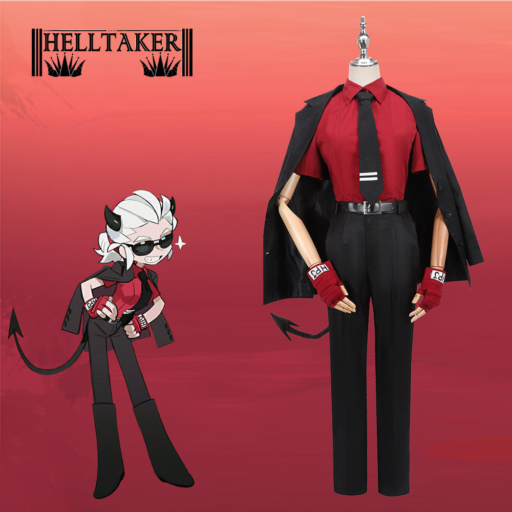炫漫 定做 地狱把妹王helltaker 可怕的恶魔 正义cosplay女装套装