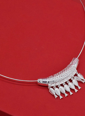 情侣999流苏鱼儿月牙弯