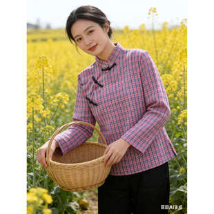 成人儿童村姑采茶女民国百姓农村妇女碎花衣服游击队怀旧演出服