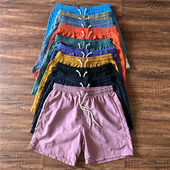 男裤 亮色短裤 潮流时尚 宽松透气夏薄款 男速干超轻四分裤 日系沙滩裤
