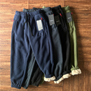 重磅仿羊羔绒卫裤加厚束脚男冬季宽松保暖裤双面绒摇粒绒运动裤潮