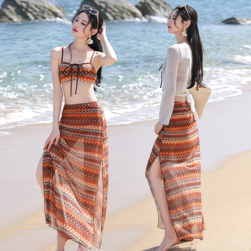高级感泳衣女2026新款长裙防晒罩