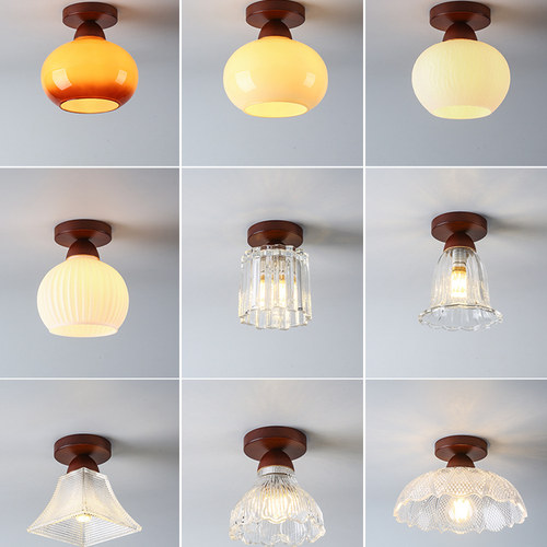 过道灯走廊灯中古式复古玄关吸顶