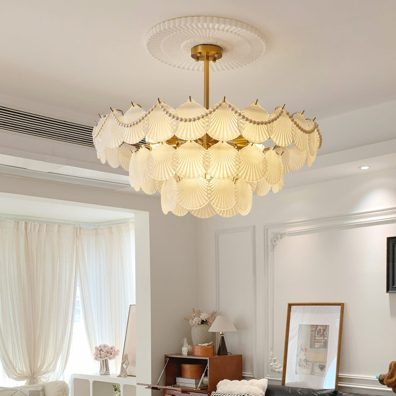 客厅吊灯法式轻奢水晶主卧餐厅灯