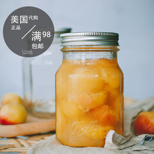 现货美国梅森瓶八棱八棱杯16oz