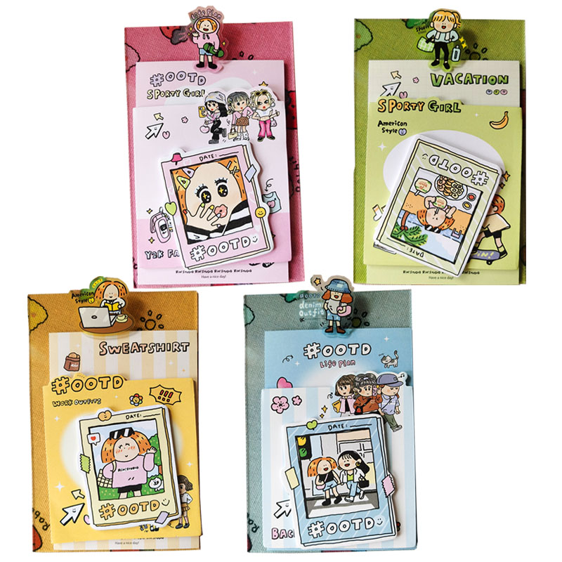 青壹坊琳榔头亚克力板夹便签本